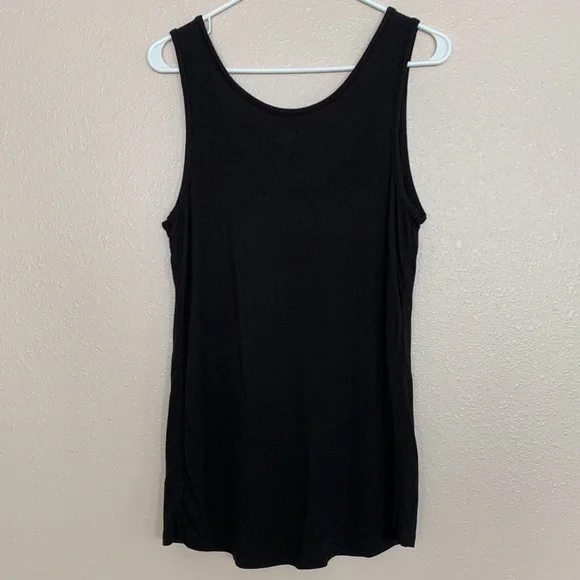 Terra & Sky Black Scoop Neck Tank Top Size 0X / 14W - Picture 4 of 6